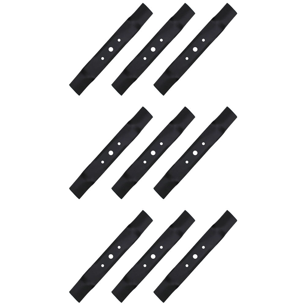 (Set of 9) XHT Mower Blade for 48" Cut Fits John Deere L120 L130 GX20250 GY20568