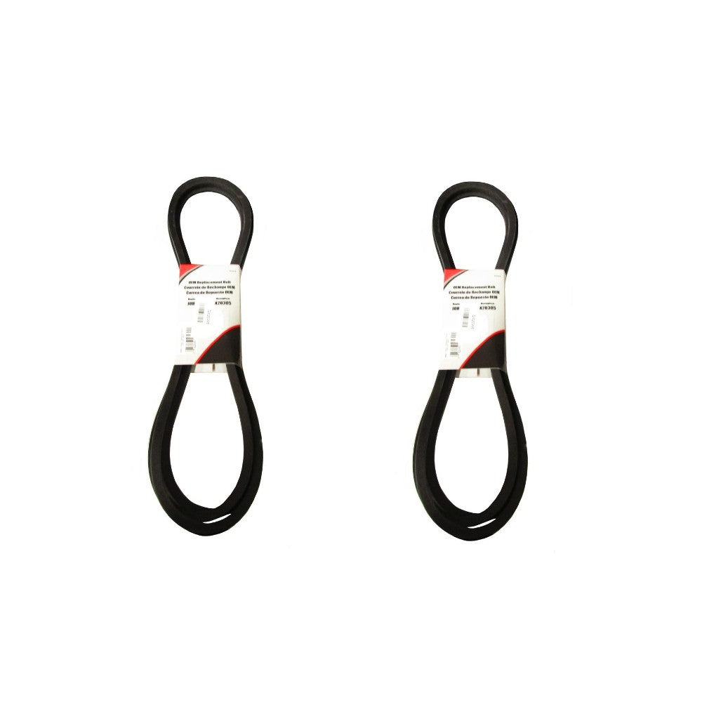 Qty 2: Platform Drive Belts 
 Fits Scotts Replaces GX20305 Made with Aramid