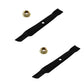 2 Deck Blade w/Lock Nut Fits John Deere E110 E120 E130 100 Series 42" Tractor