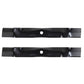 Set of 2 Blades GX22151 Fits John Deere 42" Cut Fits D100-D125 & LA105-LA135 +++