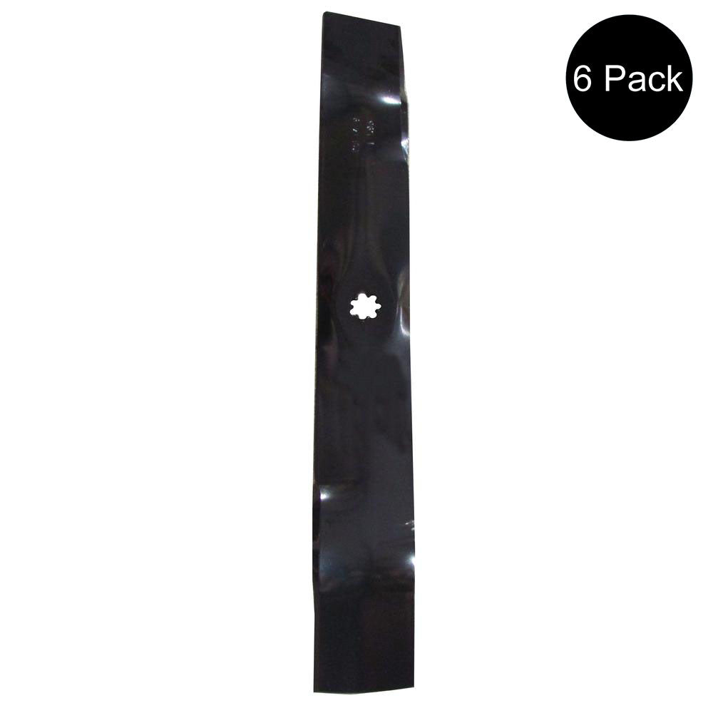 Qty. 6: Lawn Mower Blade  Fits John Deere Replaces AM137327