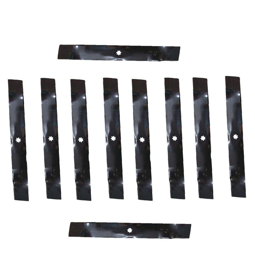 Qty. 10:  Lawn Mower Blade  Fits John Deere Replaces AM137327