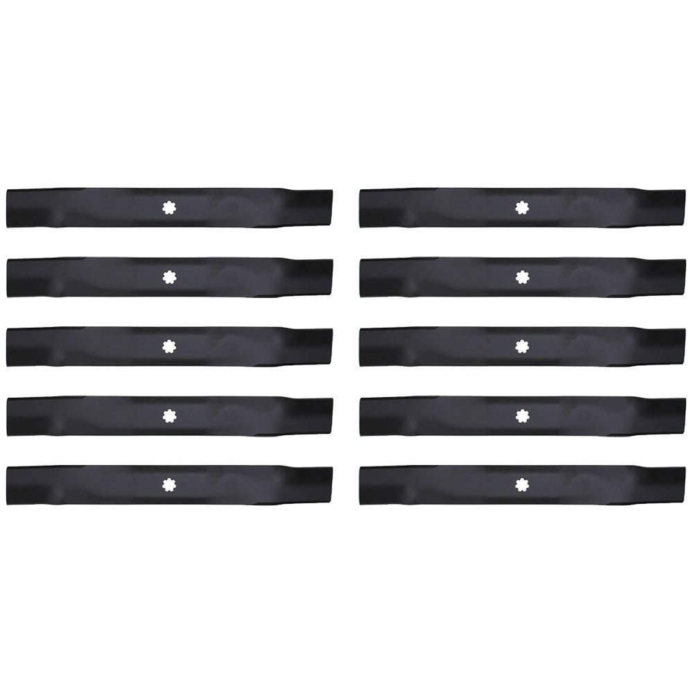 Qty. 10: Lawn Mower Blades Fits John Deere Replaces AM137327