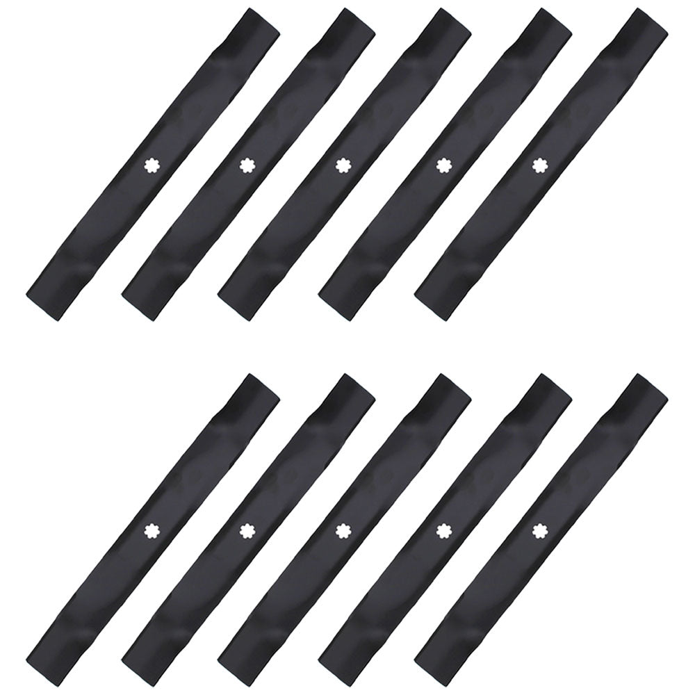 Qty. 10: Lawn Mower Blades Fits John Deere Replaces AM137327