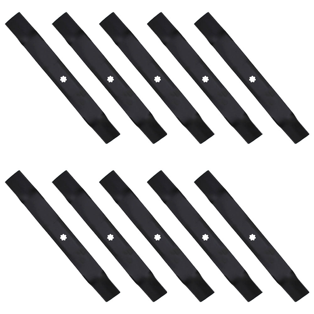 Qty. 10: Lawn Mower Blades Fits John Deere Replaces AM137327