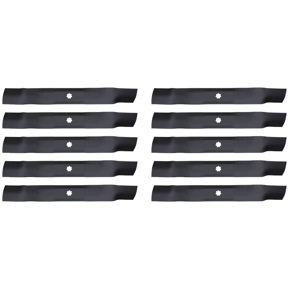 Qty. 10: Lawn Mower Blades Fits John Deere Replaces AM137327