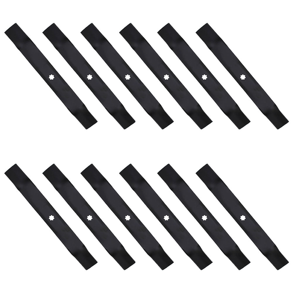 12-Pack GX22151 GY20850 Mulching Blades for 42" Fits John Deere EZTrak Z225 Z335