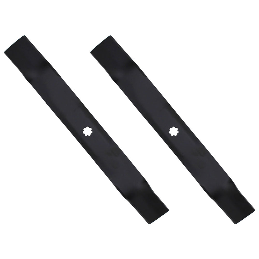 (Set of 2) 42" Lawnmower blades to fit Fits John Deere LA series star lock
