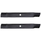 Set of 2-42" Mower Blades to fit Fits John Deere GX22151 LA100 LA105 LA110 LA115