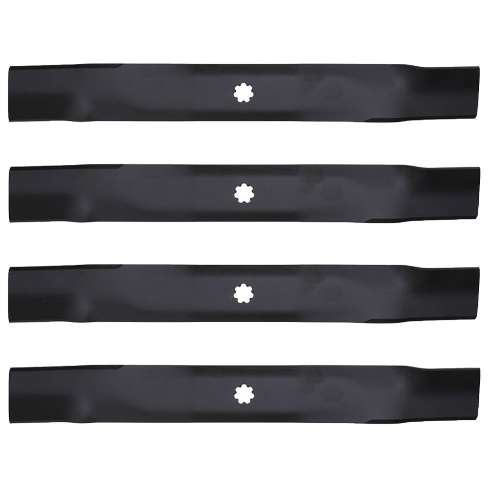4 pack Blades 42" LA100 LA110 LA120 X110 X120 LA105 LA115 GX22151 GY20850 R11593