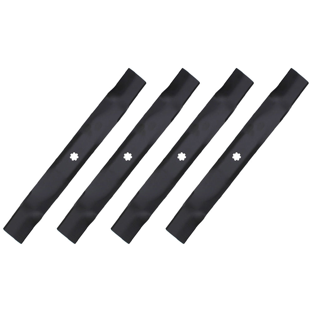 4 pack Blades 42" LA100 LA110 LA120 X110 X120 LA105 LA115 GX22151 GY20850 R11593