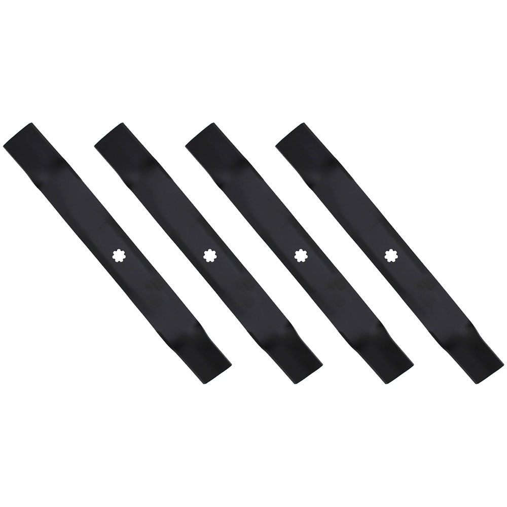 4 pack Blades 42" LA100 LA110 LA120 X110 X120 LA105 LA115 GX22151 GY20850 R11593