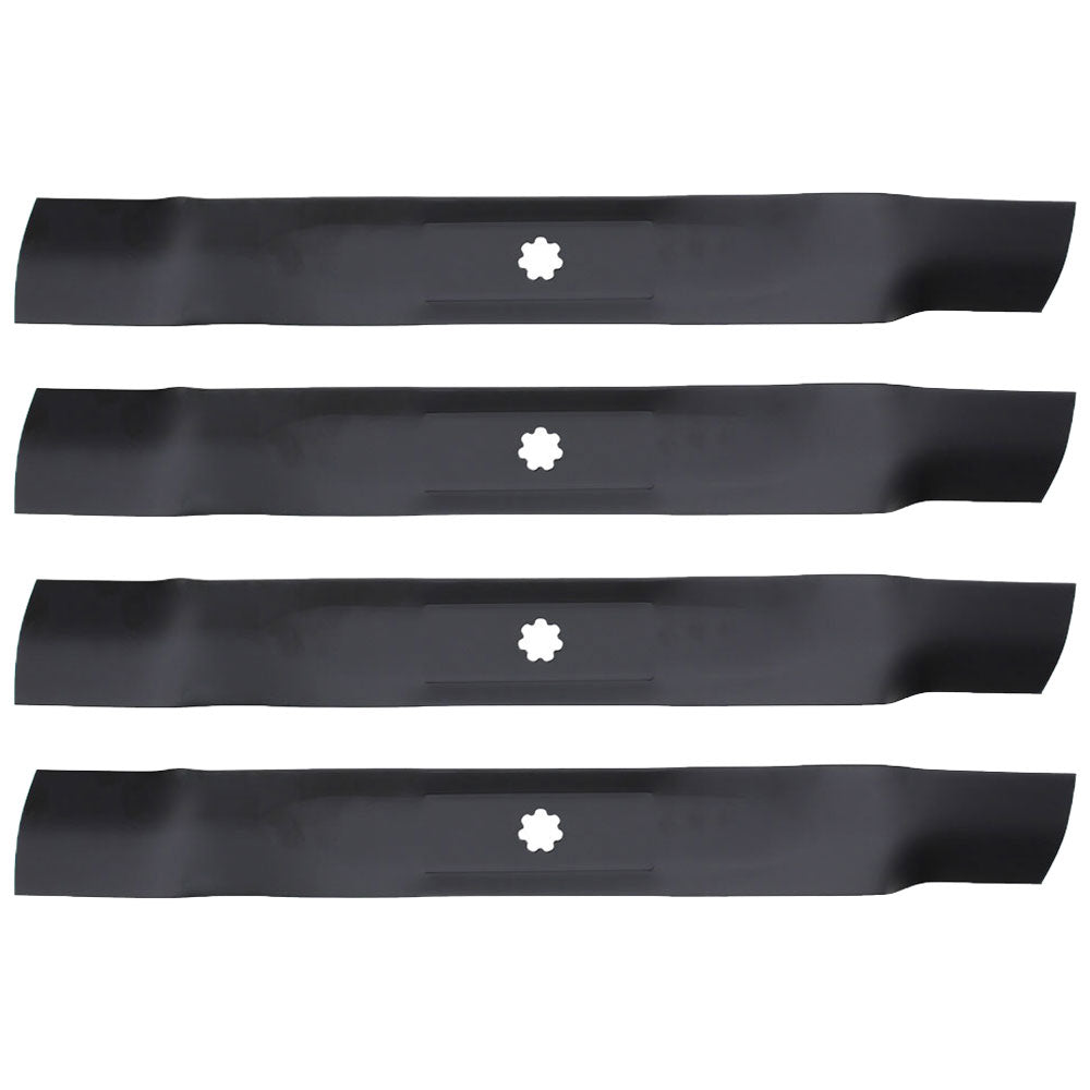 Qty. 4: Lawn Mower Blades Fits John Deere Replaces AM137327