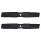 Qty 2: Bagging Lawn Mower Blades
 Fits John Deere Replaces GX25668