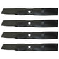 Qty 4: Bagging Lawn Mower Blades
 Fits John Deere Replaces GX25668