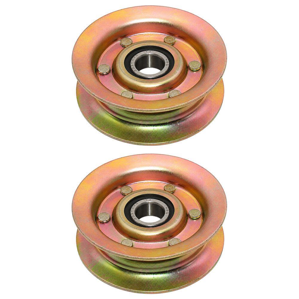 Qty 2: Flat Idler Pulley Fits Universal Products Replaces 280-085