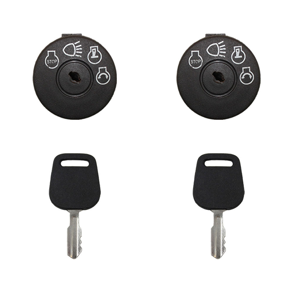 Ignition Starter Switch Key 2PK Fits Husqvarna Lawn Mower Rider Tractor 53219335