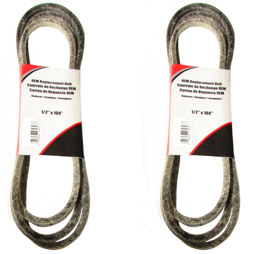 Qty 2: Platform Drive Mower Belt Fits John Deere Replaces GX20072