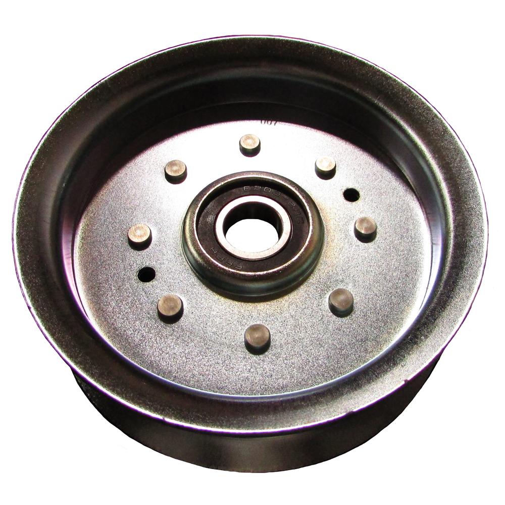 Steel Flat Idler Pulley with Flanges Fits John Deere Replaces AUC17621