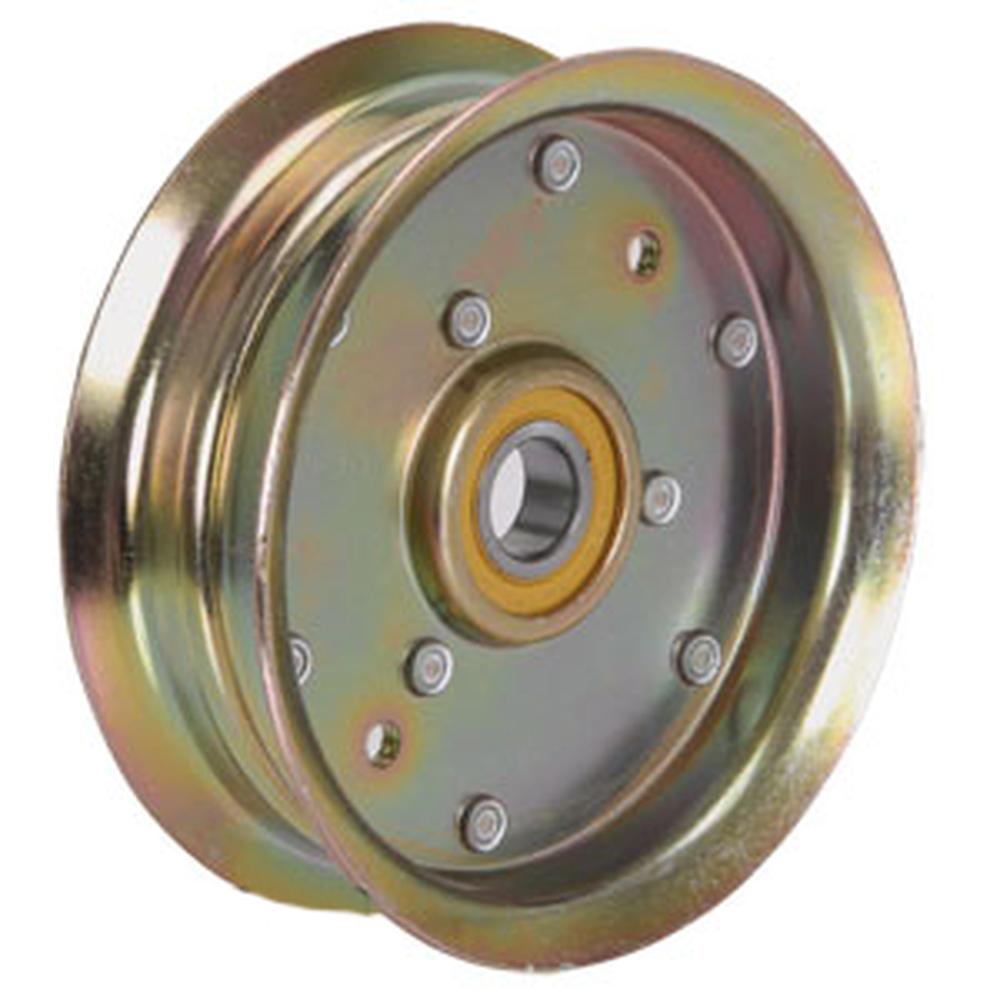 Steel Flat Idler Pulley with Flanges Fits Universal Products