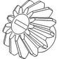 Shoe Auger Drive Gear Fits John Deere Replaces A-H137215