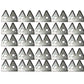 (25) H163131 Aftermarket Replacement Course Tooth Double Sickle Sections