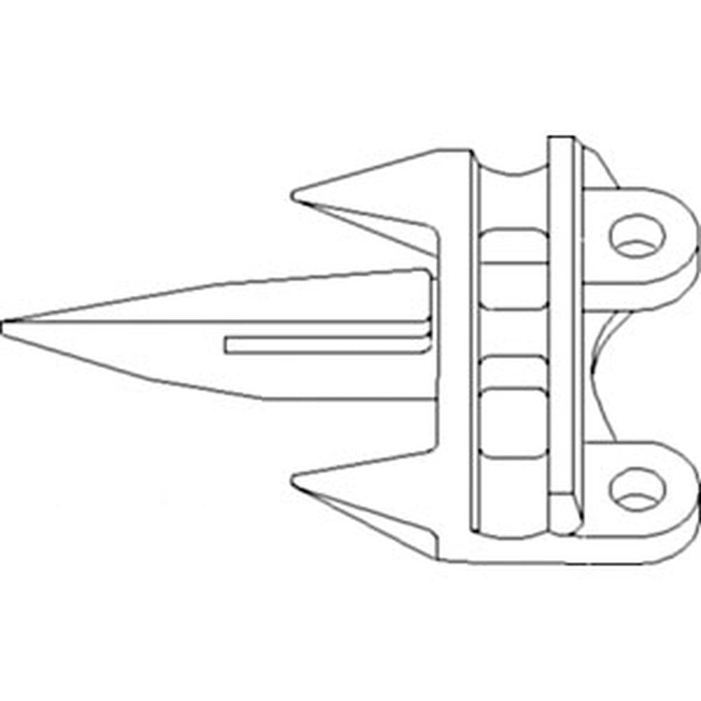 Blunt Point Forged Knife Guard Fits John Deere Replaces AH213055