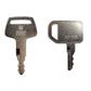(2) Key Set Heavy Equipment Ignition Keys Fits John Deere Excavator Loader Dozer