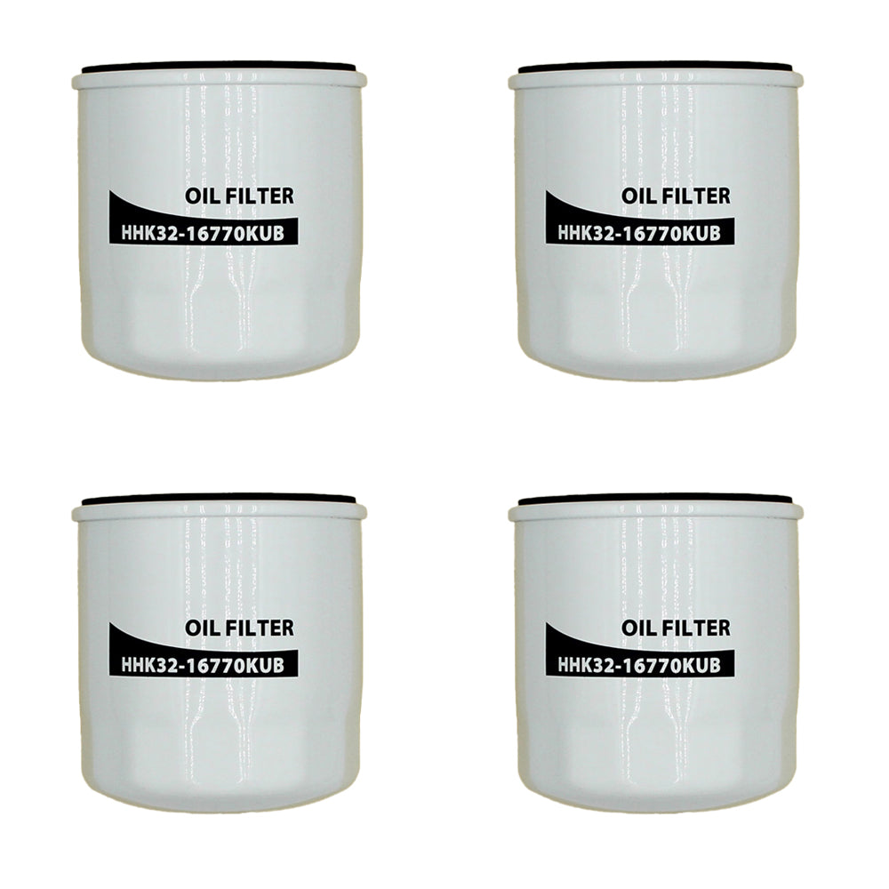4 pk Oil Filters HHK32-16770 Fits Kubota Zero Turn Mower ZG327P ZG327PA ZG327RP