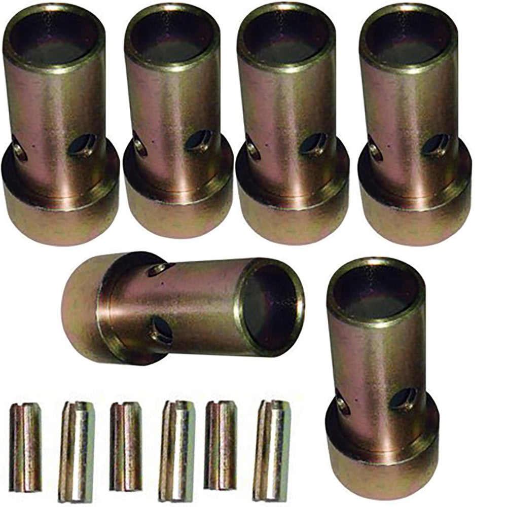 3 Pair Fits CAT 2 Quick Hitch Adapter Bushings - Fits CATegory II Bushing Set
