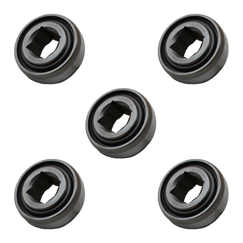 5 of Disc Harrow Bearing 1.500" Square Bore x 1.750" IR x 4.130" OD x 1.438" OR