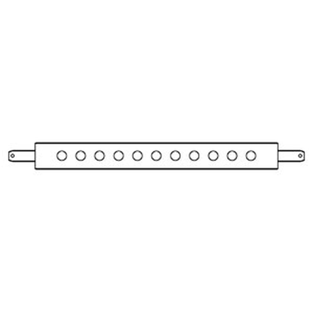 DB419 Fits CATegory I Black Drawbar 1" Thick 2.5" Wide 0.75" Holes 7/8" Pins