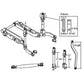 S.70641 3-Point Hitch Kit, Fits Kubota