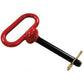 A-HP107-AI Hitch Pin, Red Handled 1" x 7 1/2"