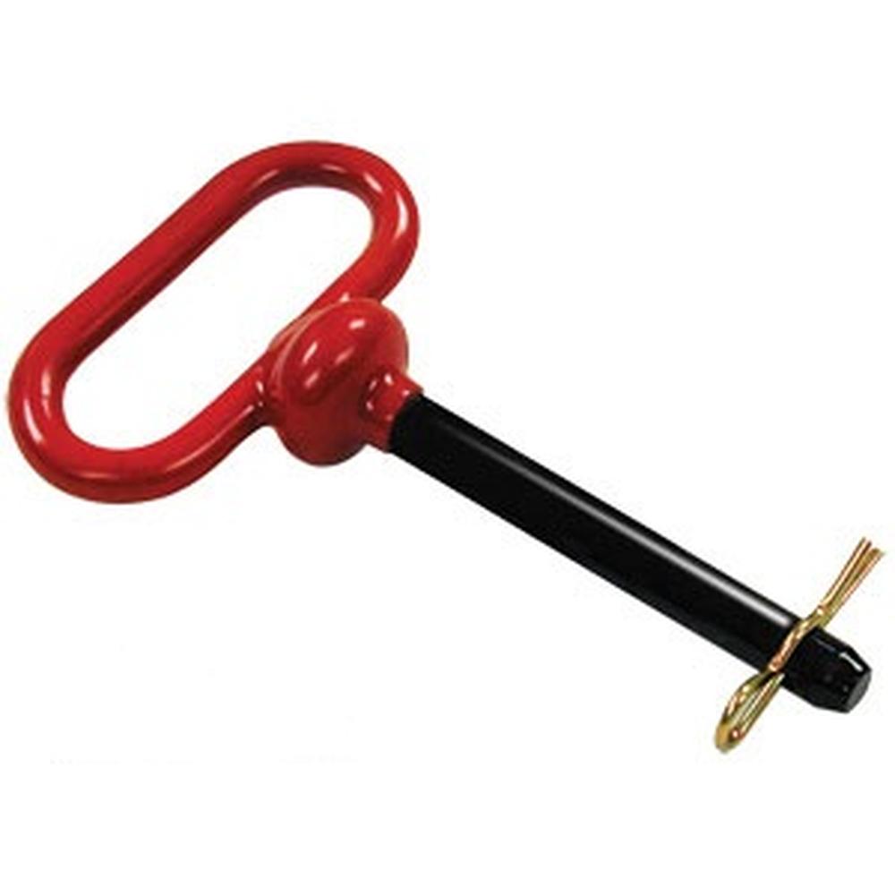 Red Handle Hitch Pin Fits John Deere Replaces PM01508