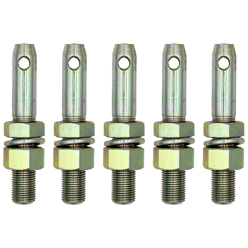 Qty 5: Adjustable Lift Arm Pin (Fits CAT. 0) Fits Alamo Replaces P34-0200