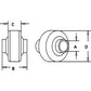 Top Link Ball Socket Standard Duty Fits CAT 0 Weld On