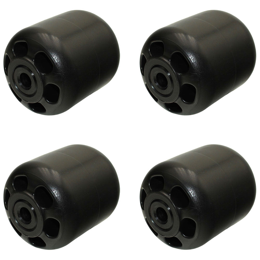 K5763-46250 Set of 4 Anti Scalp Roller Wheels Fits Kubota RCK Models 1/2 x 3 x 4