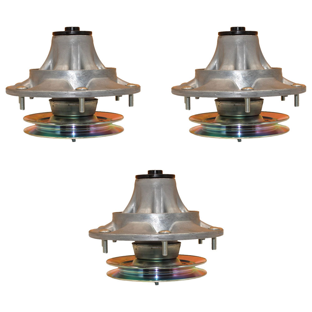 3 Pack Mower Deck Spindles Fits John Deere 717E 727 737 757 777 797 TCA13807