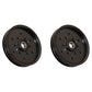 Qty 2: Flat Idler Pulley
 Fits Scotts Replaces AM106627