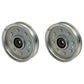Qty 2: Flat Idler Pulley Fits Grasshopper Replaces 393225