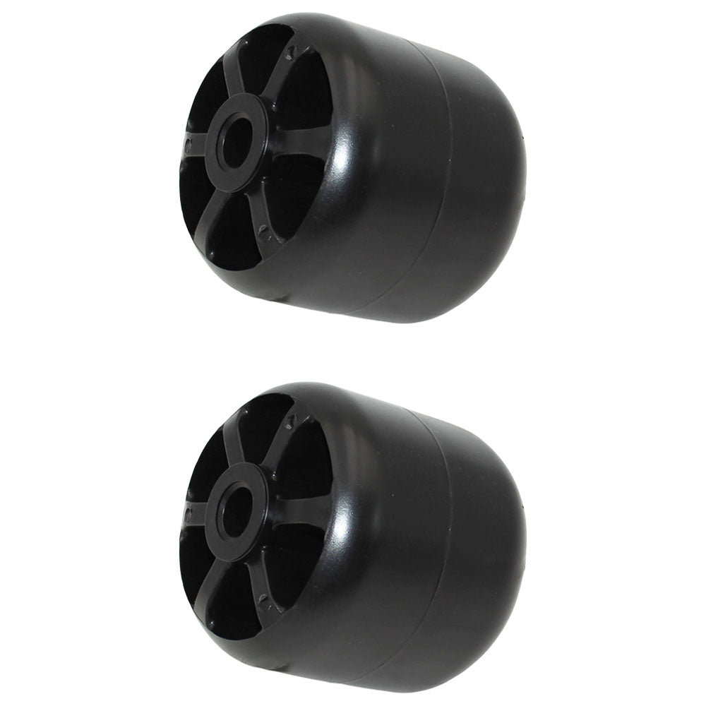 Two Plastic Deck Wheels M115245 Fits John Deere Compact Tractor 3320 4410