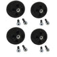 4 Pack Greasable Deck Wheels Fits John Deere X465 X475 X485 X495 X575 AM125172
