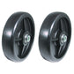 2 Mower Deck Wheel Fits John Deere 60" 445 455 755 855 955 AM107560 6"x 1 1/2