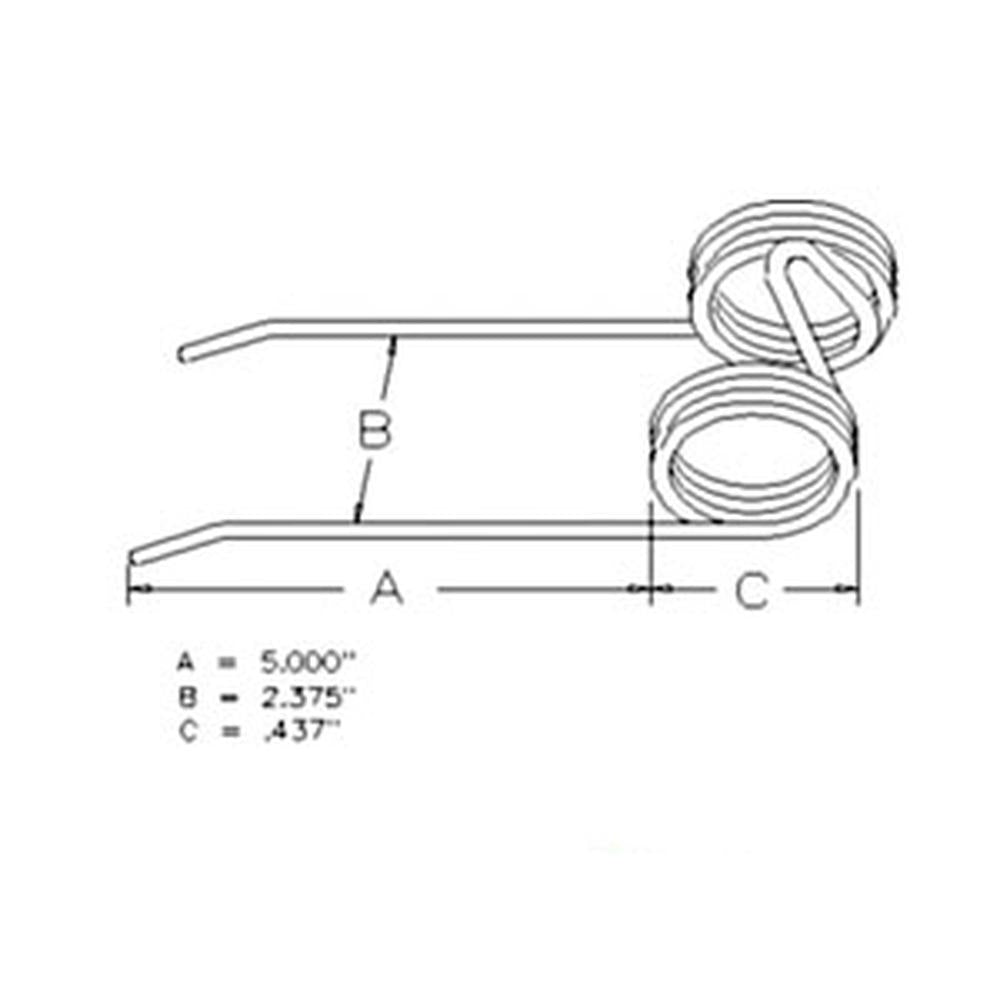 Double Tine Fits Case/International Harvester Replaces 700703860