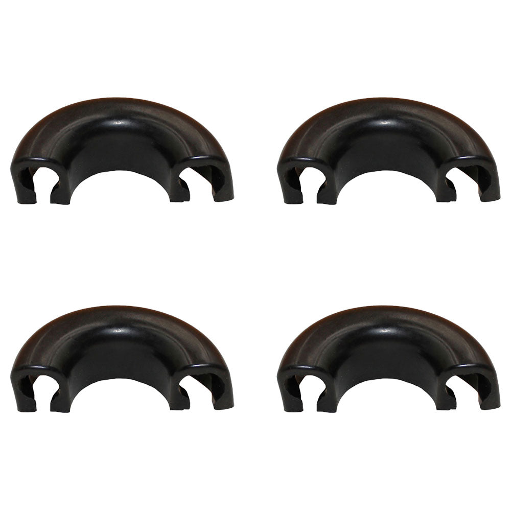 (8) Black D-Ring Isolators & (16) Silencers for 3/4" D-Rings Replaces JJKML025