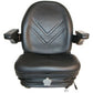 High Back Industrial Seat w/ Suspension Slide Track & Armrests.