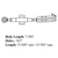 15990 New Adjustable Side Link with Pin Fits CAT 0
