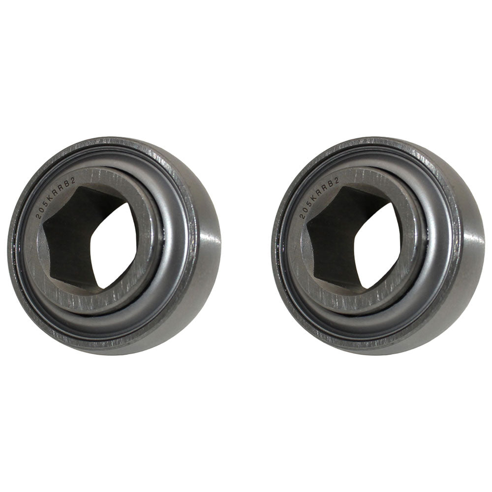 Qty 2: Pre-Lube Hex Bore Spherical Ball Bearing Fits John Deere Replaces AA22097