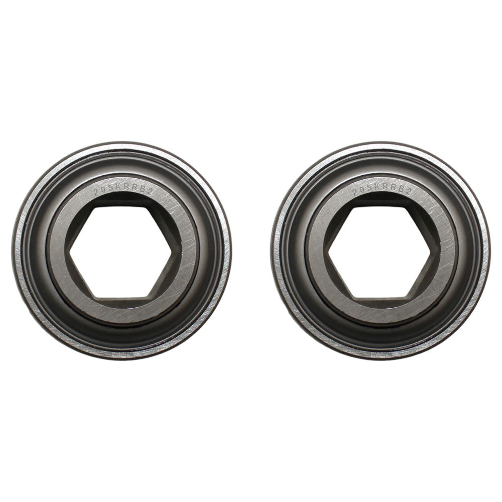 22258X Qty 2: Pre-Lube Hex Bore Spherical Ball Bearing Fits Massey Ferguson